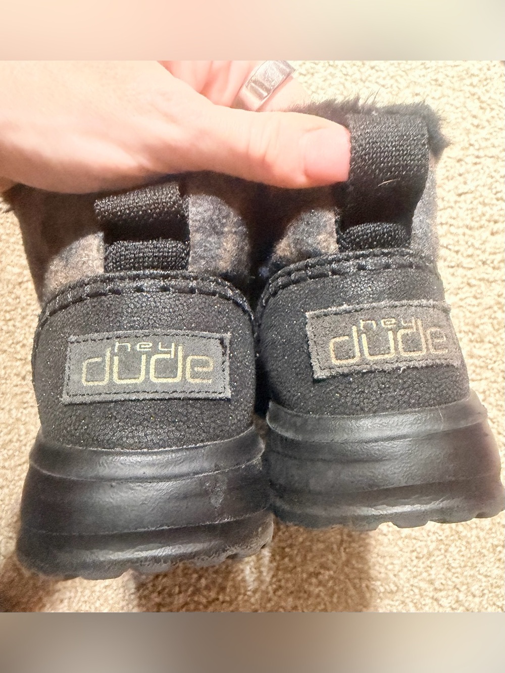 Hey Dude Woman’s Size 8, Sparkly Heel, Excellent Condition